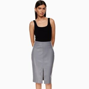 Aritzia Pegu Skirt in Grey